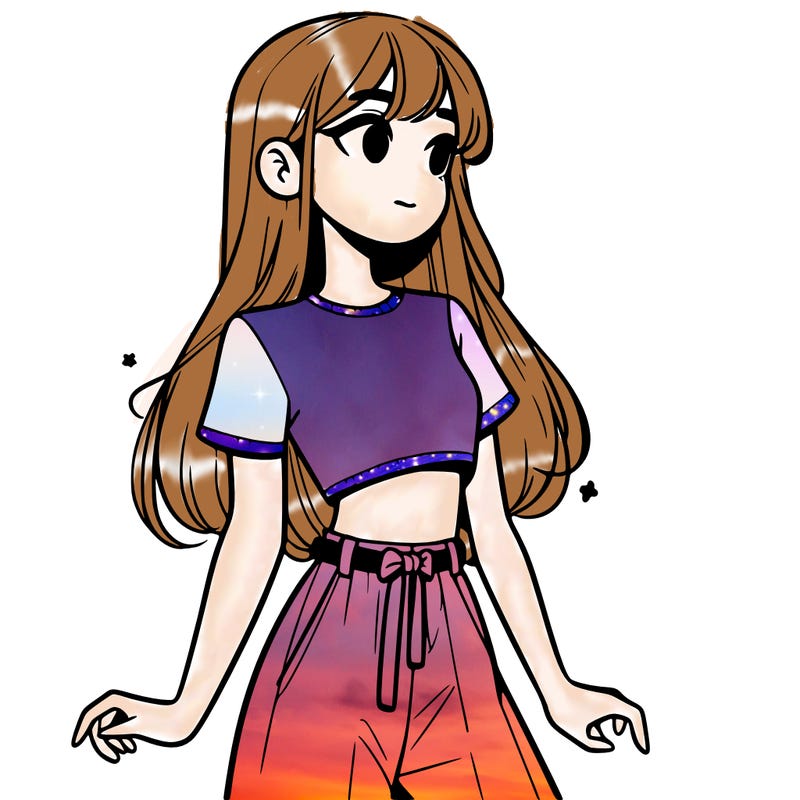 girl in a cute crop top