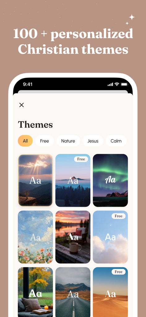 Bible Verse Lock Screen Widget - A collection of aesthetic Christian themes and background designs for mobile widgets featuring nature and landscapes.