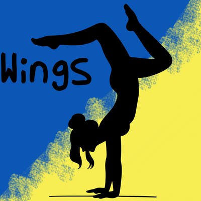 a woman doing a handstand