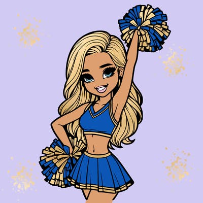 realistic cheerleader