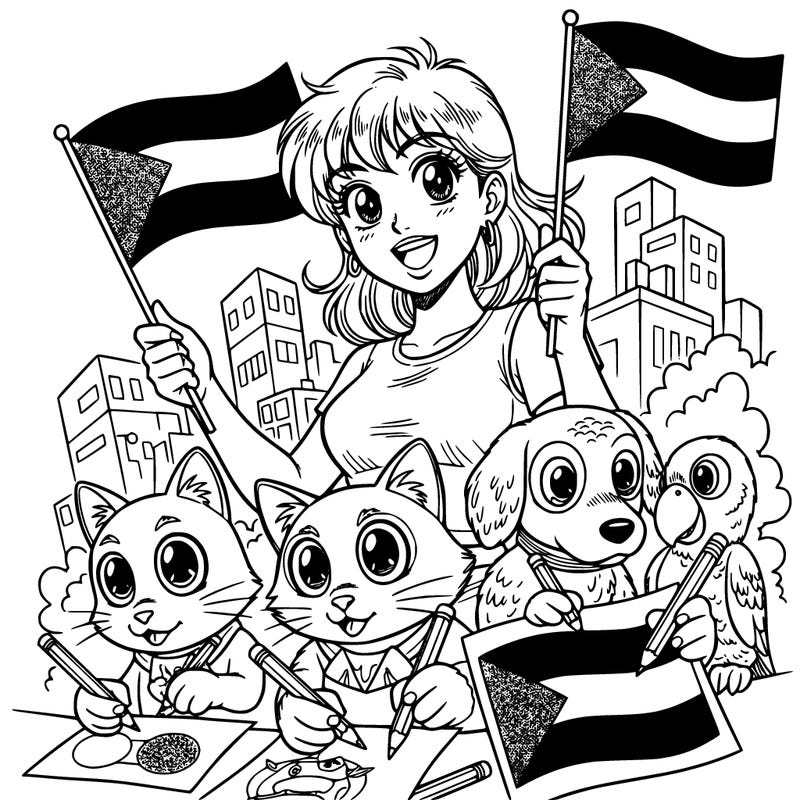 who likes to color like me🇵🇸