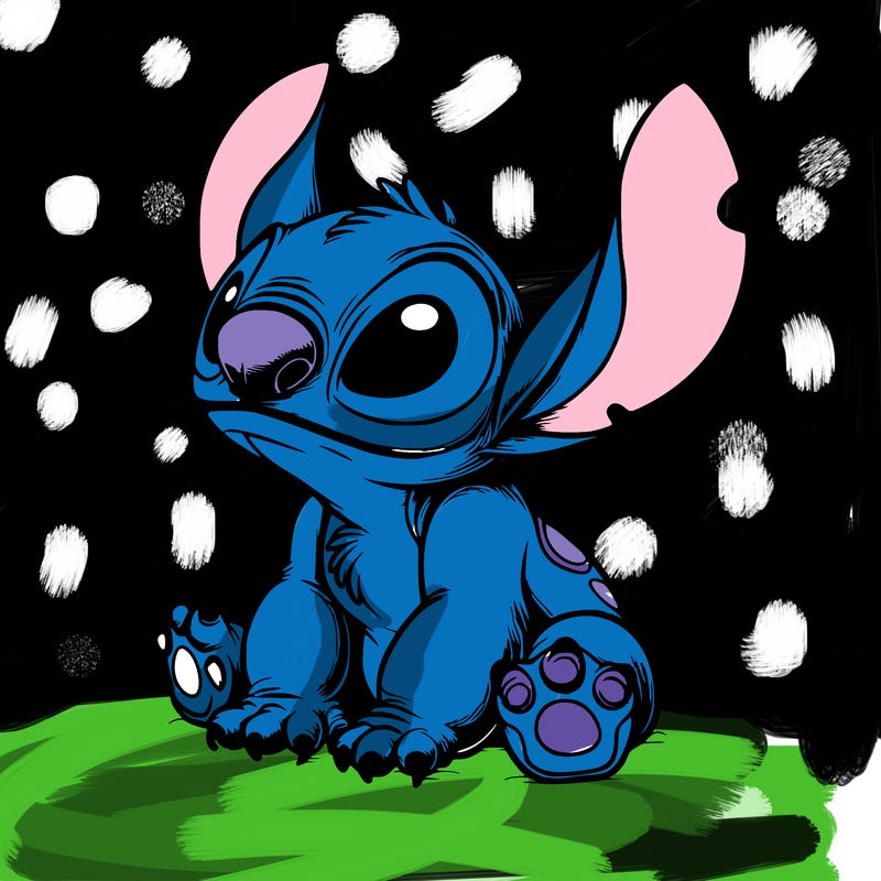 realistic stitch