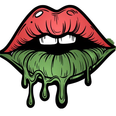 lips that look realistic and drip