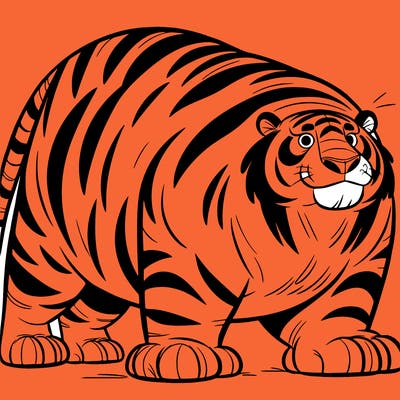 huge tiger