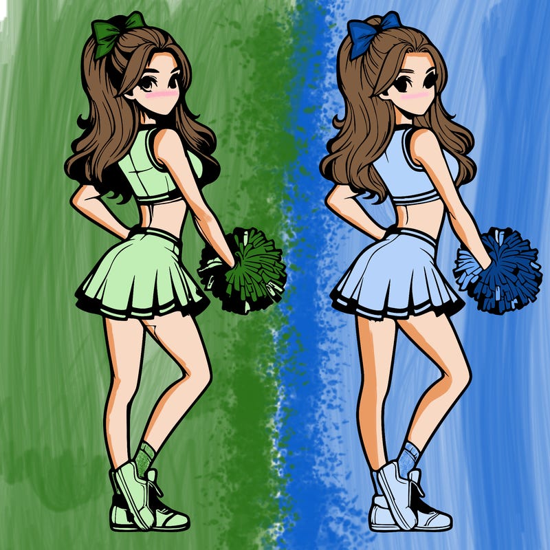 realistic cheerleader