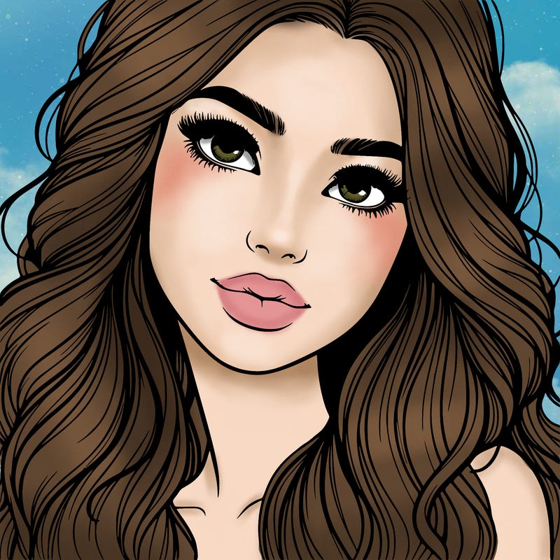 beautiful realistic girl