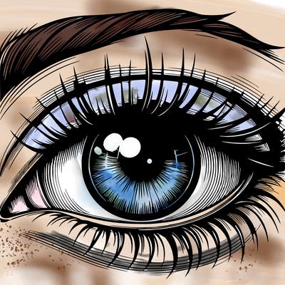 realistic eye