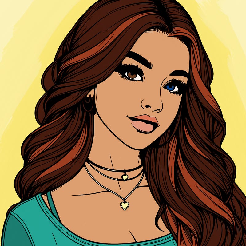 detailed realistic girl