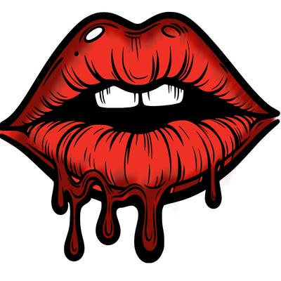 lips that look realistic and drip