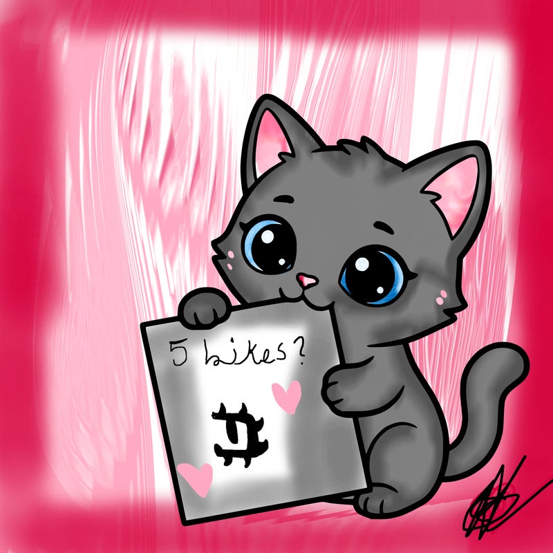 a small cat with a blank sheet of paper in its hand. the cat is sooooooo cute!