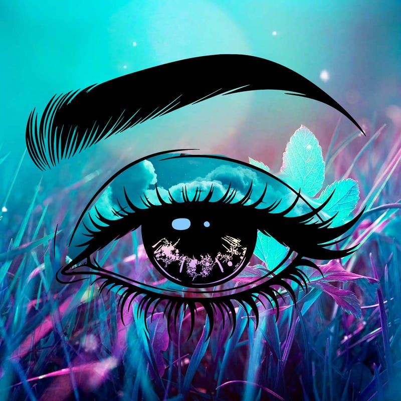 eye closed realistic