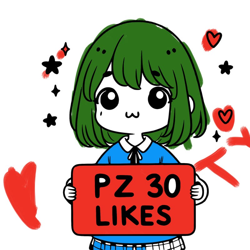 cute girl with a sign that says plz 30 likes