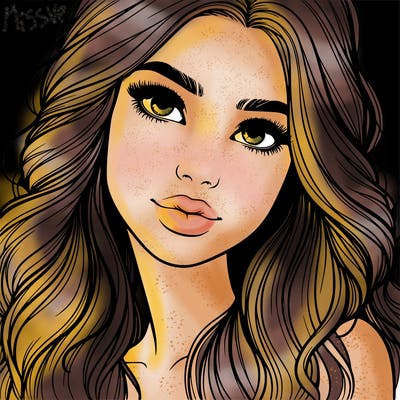 beautiful realistic girl