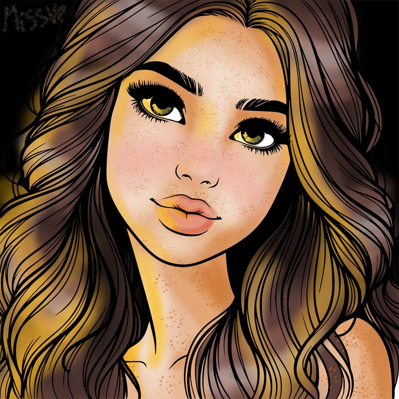 beautiful realistic girl