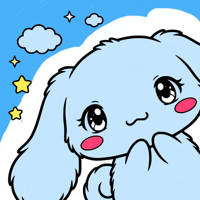 anime cinnamoroll cute fluffy