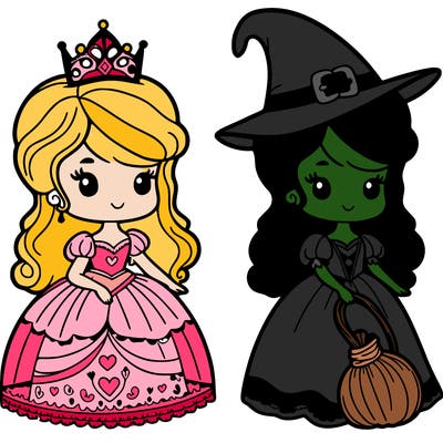 princess as a witch