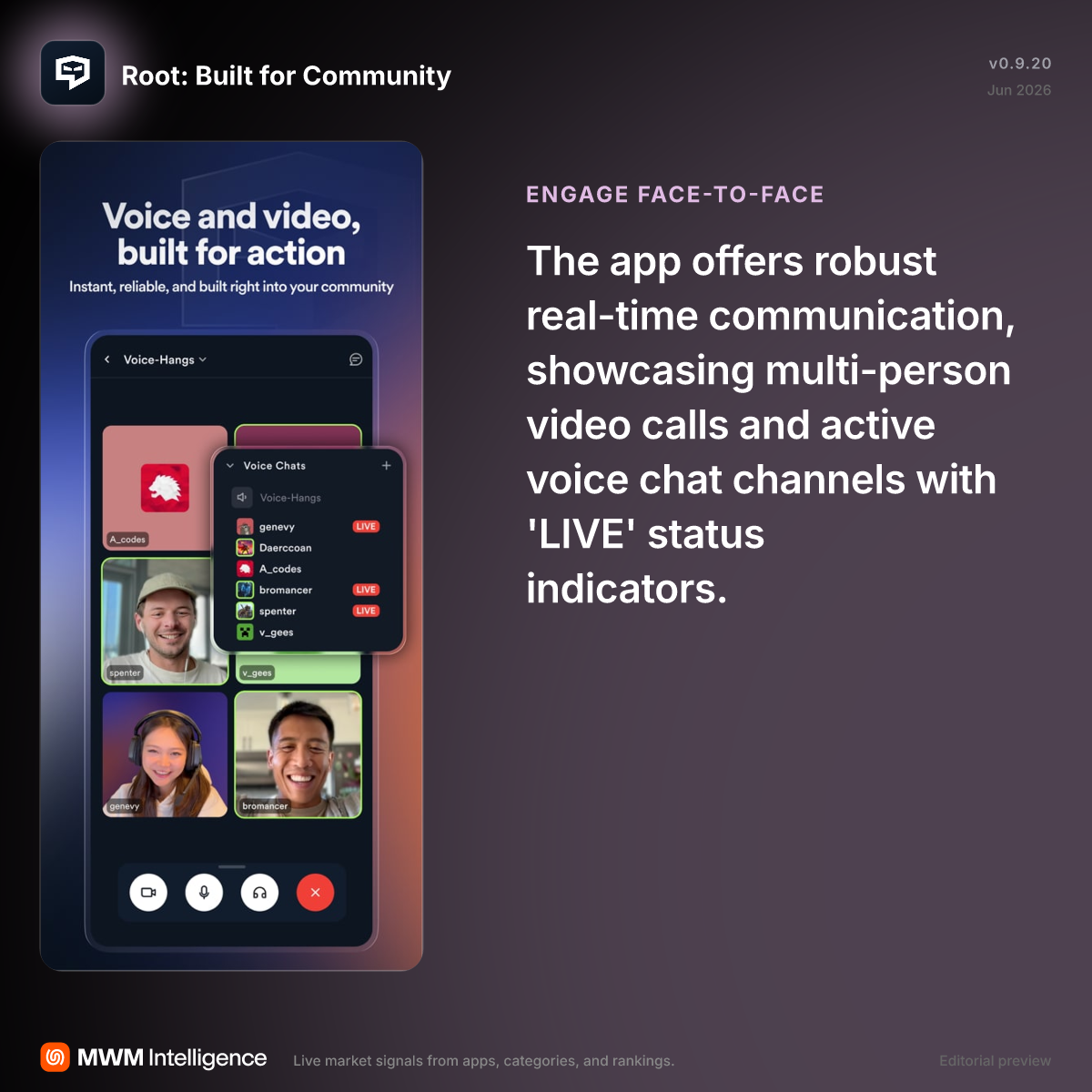 Root: Built for Community - Social Networking App | MWM