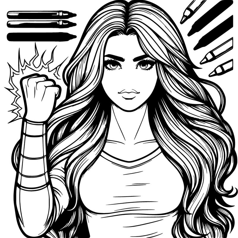 realist girl with powers