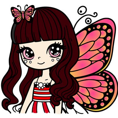 butterfly girl