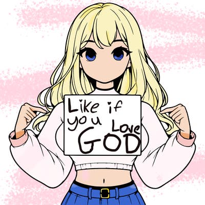 girl holding a blank sign in a long sleeve crop top