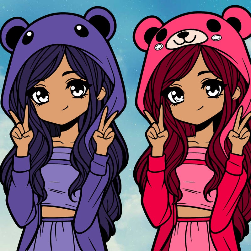 teen girl in animal costume