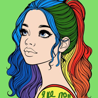 beautiful realistic girl