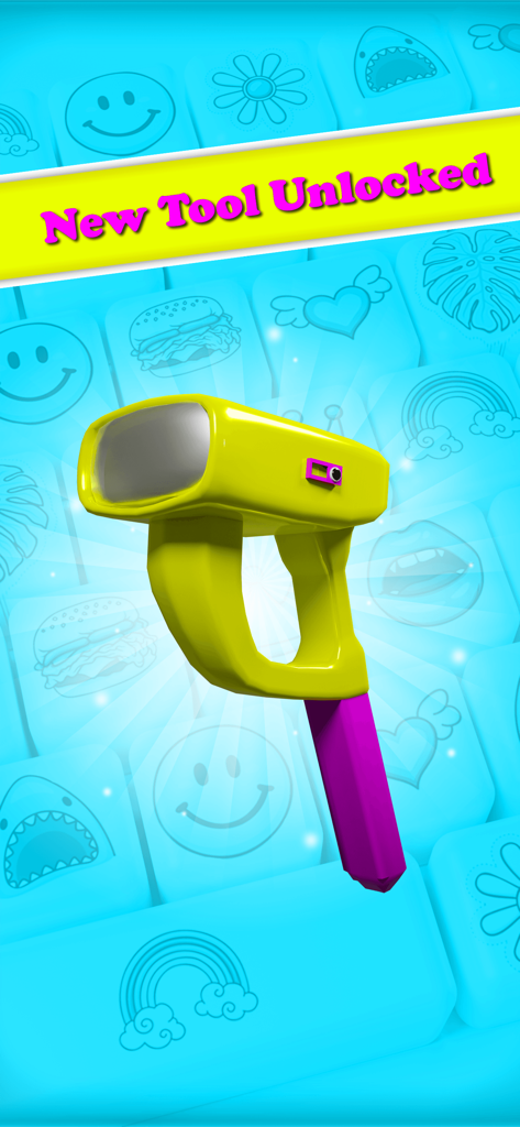 Keyboard Art Painting Master - A yellow and purple paint sprayer tool unlocked in the Keyboard Art Painting Master app