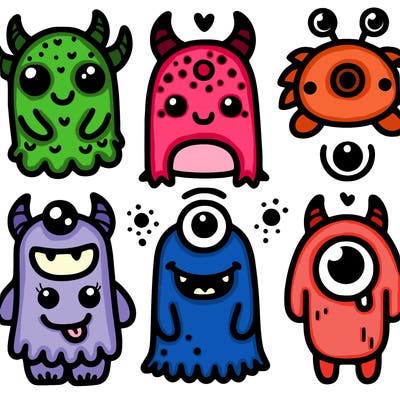 cute monsters