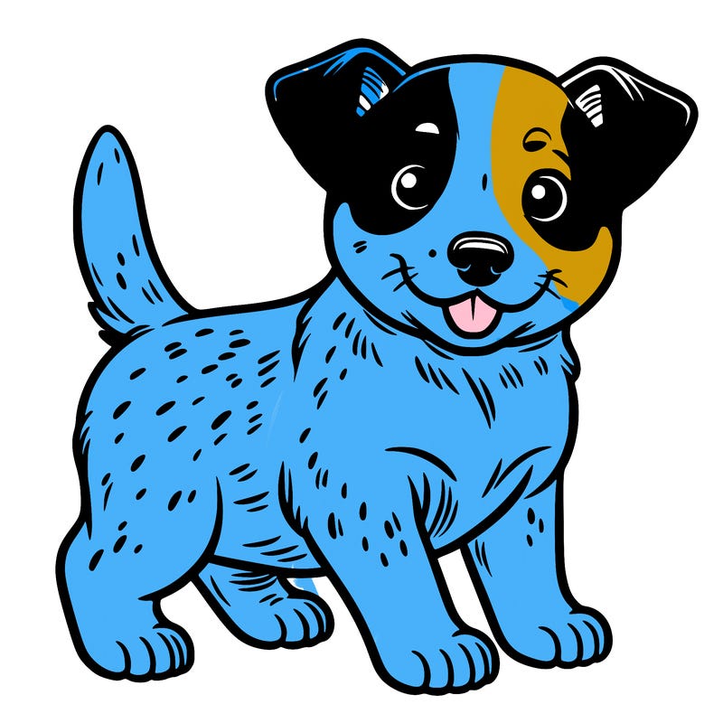 blue heeler puppy