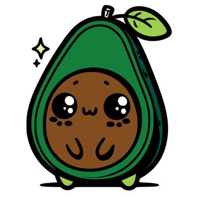 cute avocado