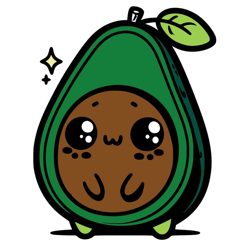 cute avocado