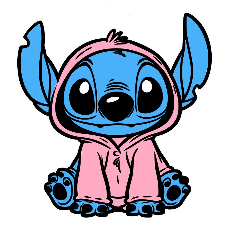 stitch in a dog costume