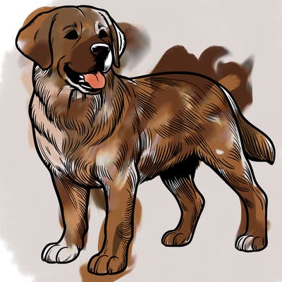 realistic dog