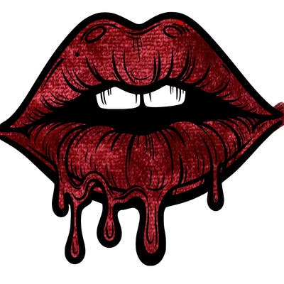 lips that look realistic and drip