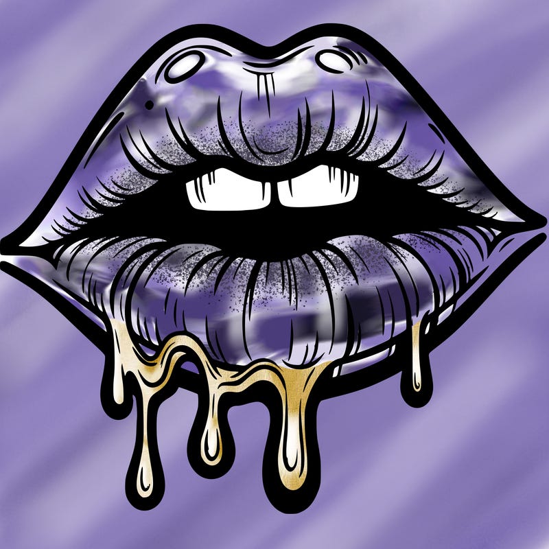 lips that look realistic and drip