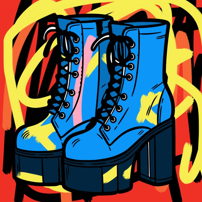 boots with a heel bottom