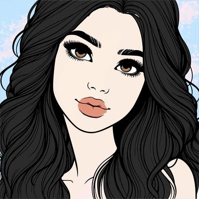 beautiful realistic girl