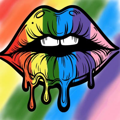 lips that look realistic and drip