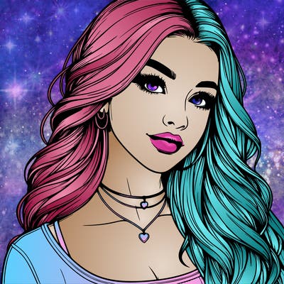 detailed realistic girl