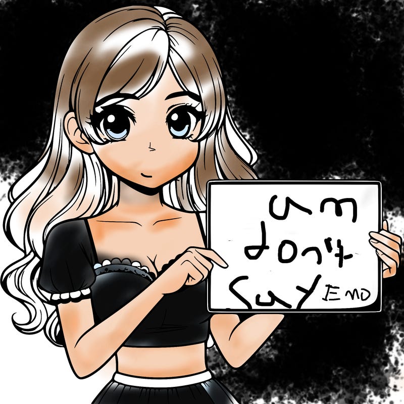 realistic pretty girl holding blank sign