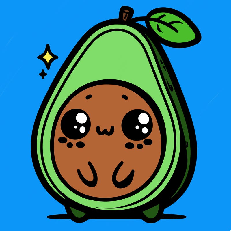 cute avocado