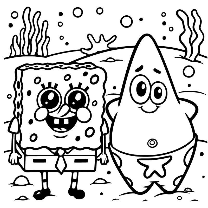 spongebob and patrick