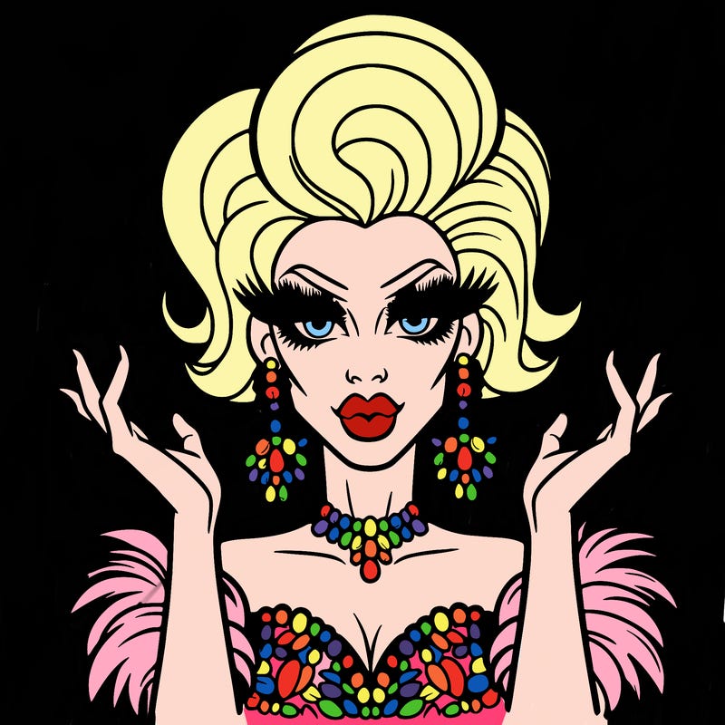 glam drag queen