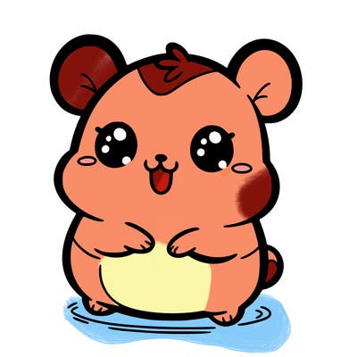 cute hamster