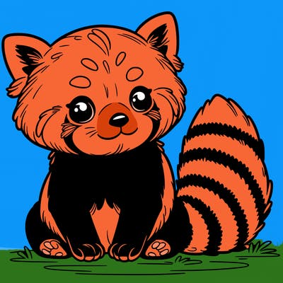 red panda