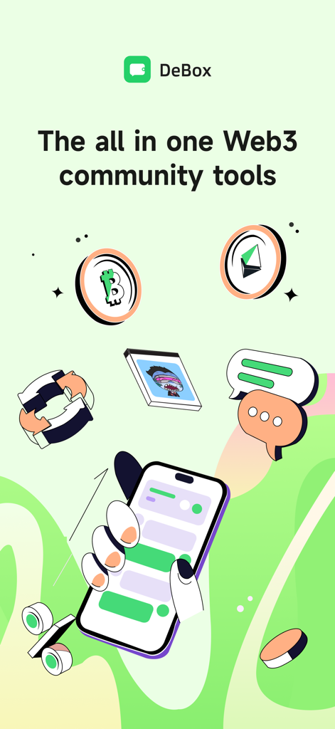 DeBox: Messenger Crypto Wallet - DeBox all-in-one Web3 community tools and crypto messenger app