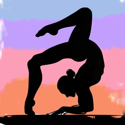 gymnastic pose