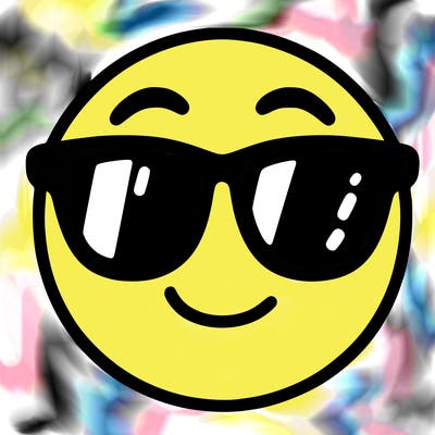 emoji with sunglasses