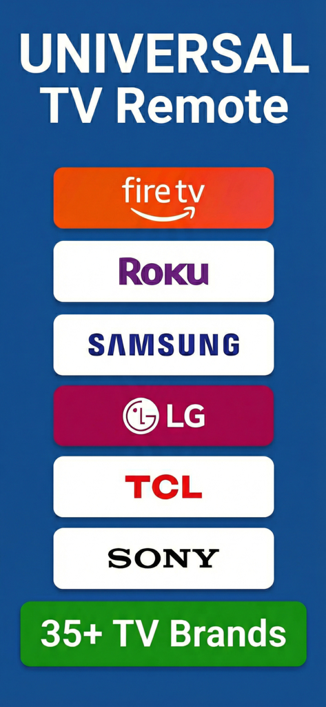 TV Remote | Smart TV Control - Utilities App | MWM