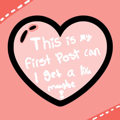 a blank heart